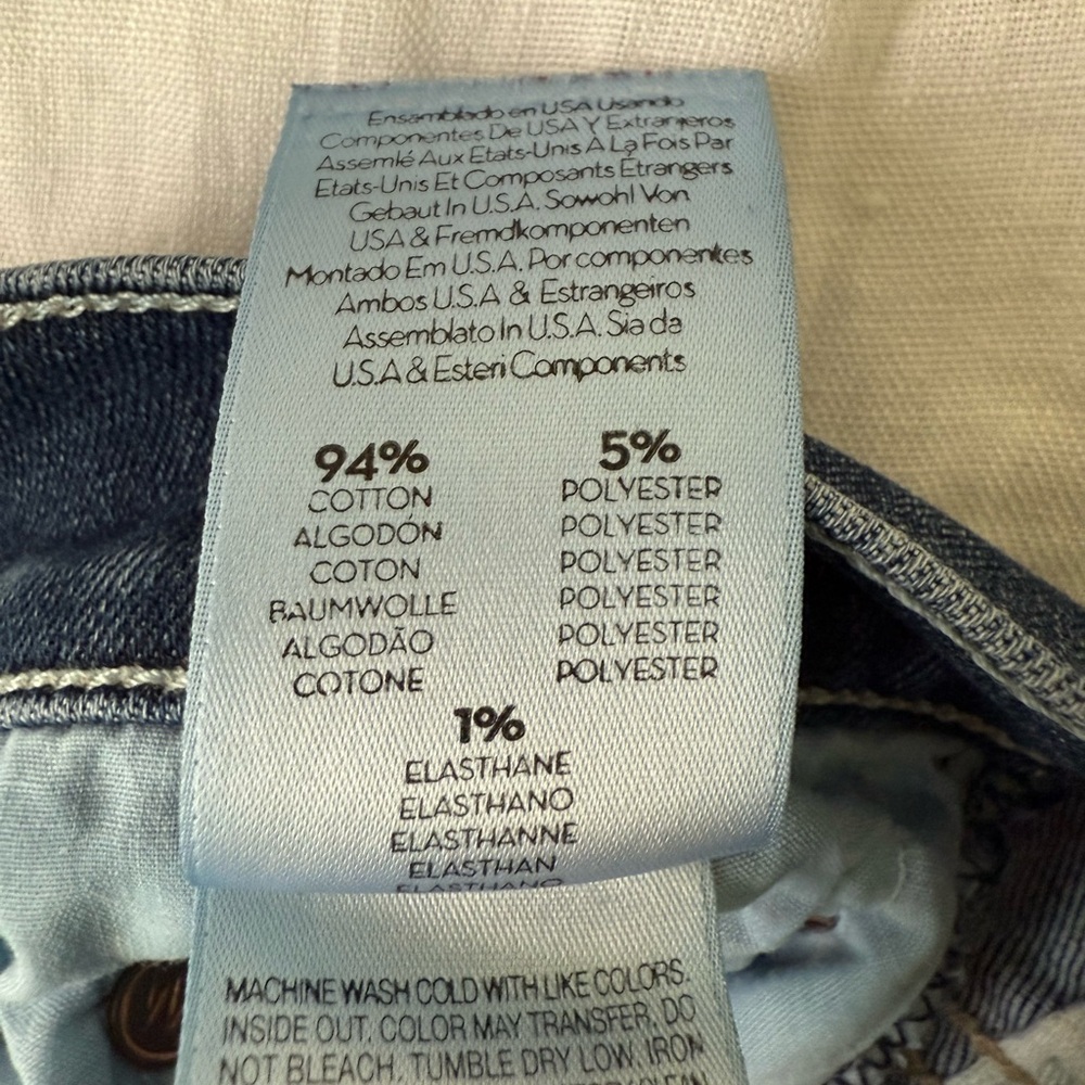 MOTHER Straight Leg Jeans - Indigo - Picture 3 of 10